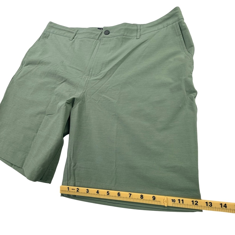 Faherty Shorts Men 40 Green All Day Hybrid Performance Stretch Drawstring Chino - Picture 11 of 11